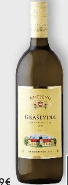 Kutjevo Graševina 1 L - Akcija u trgovini Kaufland
