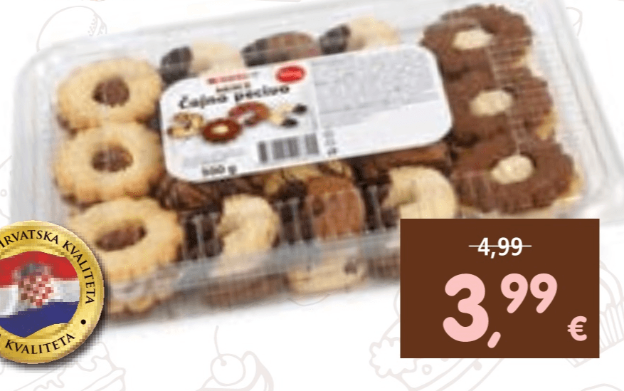 Čajno miješano pecivo 500 g Spar - Akcija u trgovini Interspar