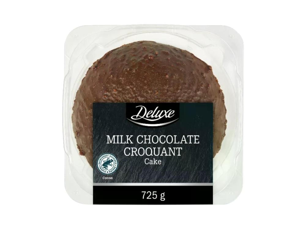 Deluxe Krokant kolač od mliječne čokolade 725 g - Akcija u trgovini Lidl