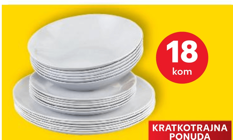 Luminarc Set tanjura 18 kom - Akcija u trgovini Kaufland