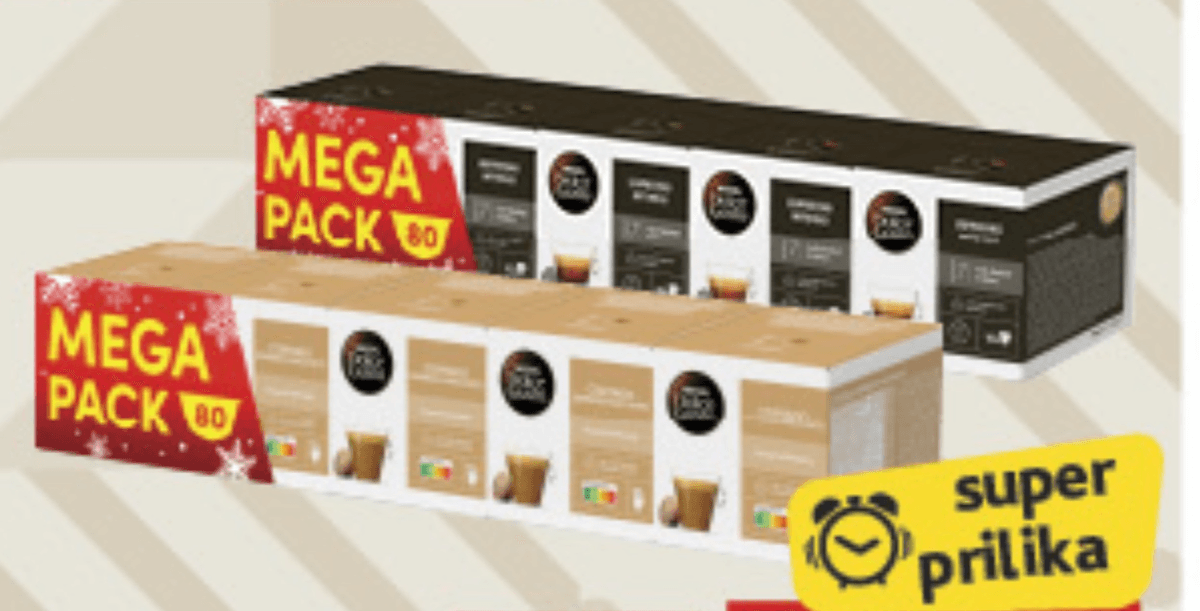 Nescafe Dolce Gusto Kapsule za kavu 5x16/1, pak - Akcija u trgovini Konzum