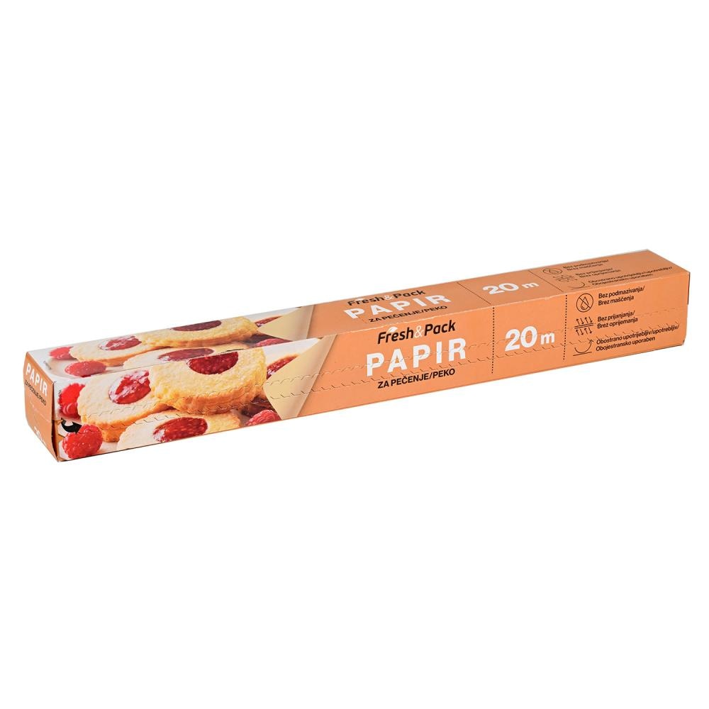 Fresh&Pack Papir za pečenje 20m x 38cm - Akcija u trgovini Konzum