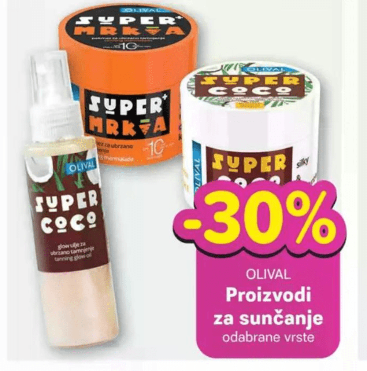 Olival Proizvodi za sunčanje - Akcija u trgovini Plodine