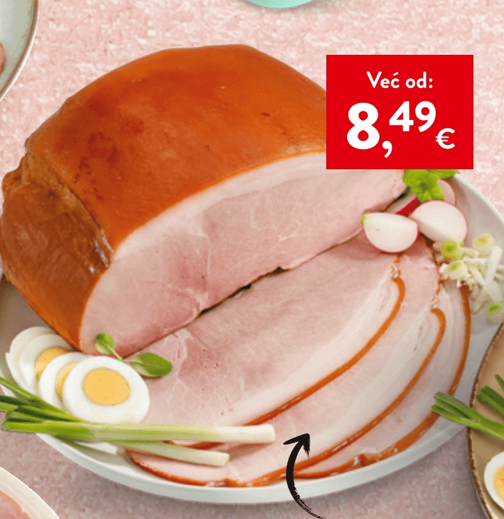 Dimljena kuhana šunka - Akcija u trgovini Interspar