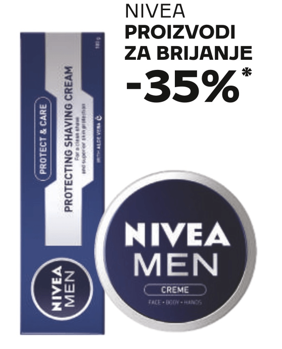 Nivea Men proizvodi za brijanje - Akcija u trgovini Tommy