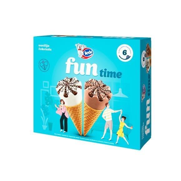 Ledo sladoled Fun Time Box kornet 400 g Akcija u trgovini Gavranović