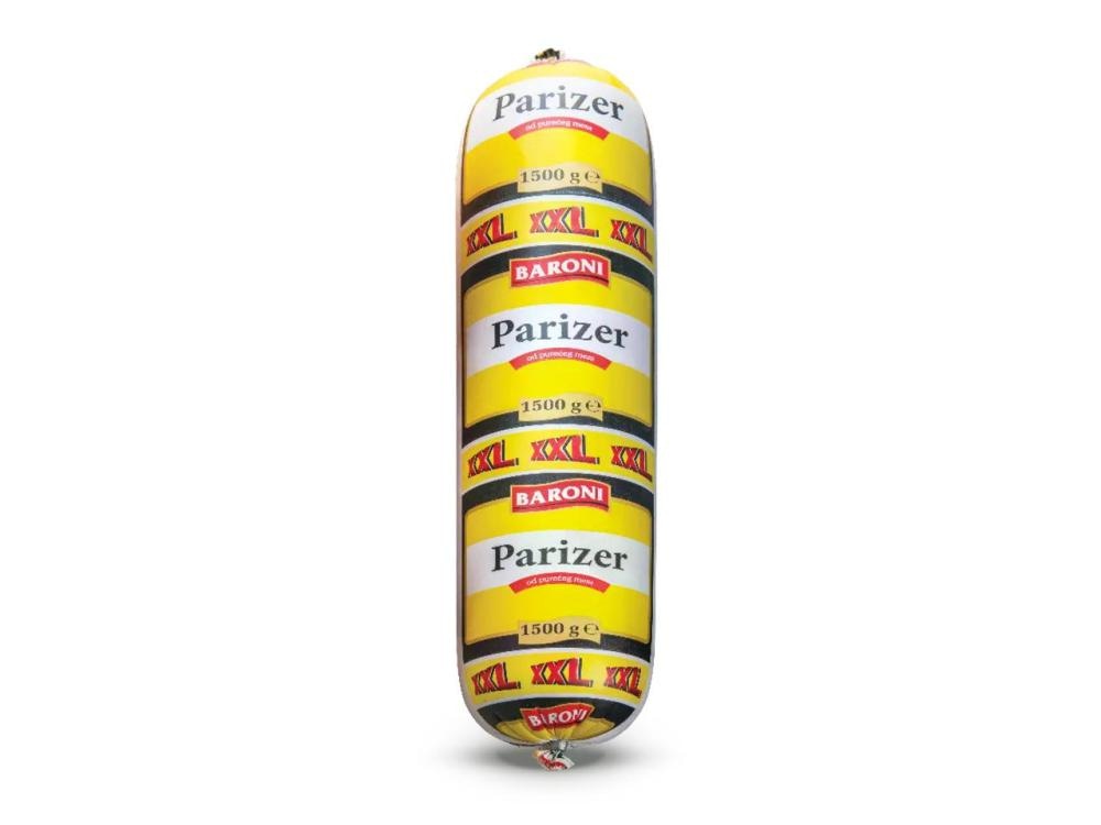 BARONI Pureći parizer XXL 1500 g - Akcija u trgovini Lidl
