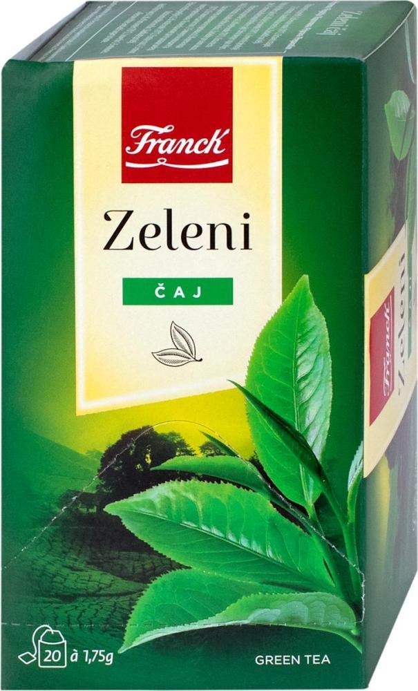 Franck Čaj Zeleni 35 g - Akcija u trgovini Studenac