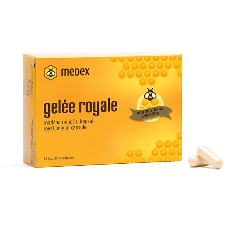 Medex Geleer Royale Kapsule 30 kom x 350 mg - Akcija u trgovini Bipa
