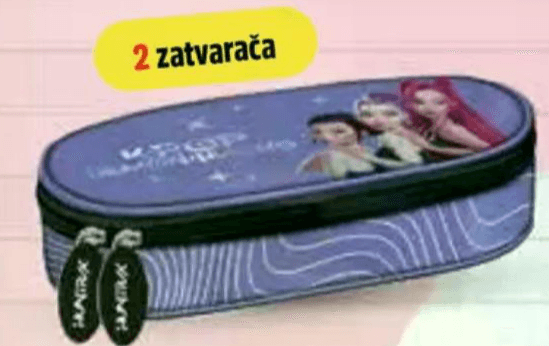 K-POP Školska pernica Akcija u trgovini Plodine