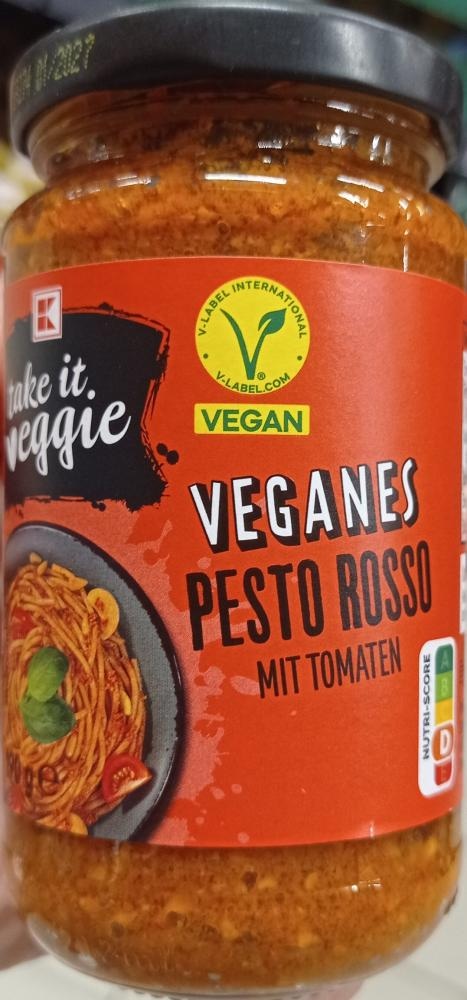 Pesto Rosso 190 g take it. veggie - Akcija u trgovini Kaufland