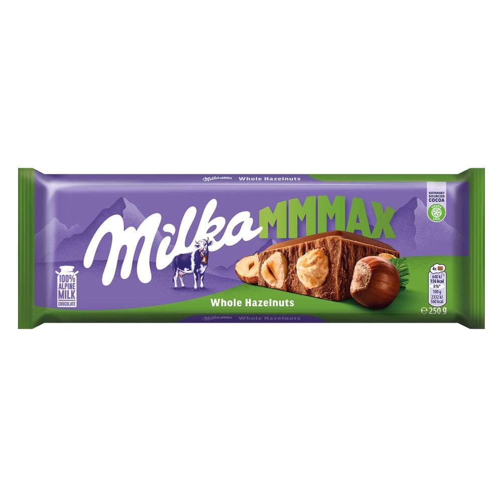 Milka Mmmax Whole Hazelnuts 250g - Akcija u trgovini Žabac