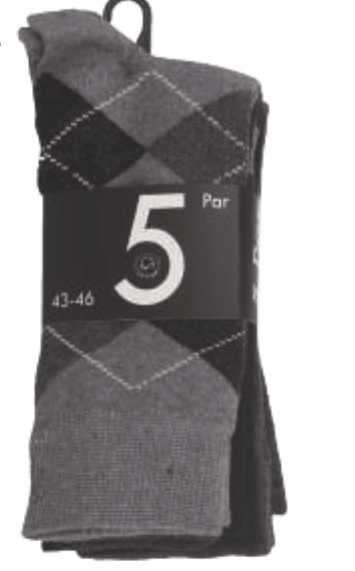 Muške čarape 5 para - Akcija u trgovini Tommy