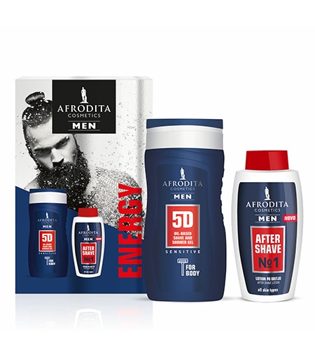 Afrodita Poklon paket Men Energy 250 ml i 120 ml - Akcija u trgovini Kaufland