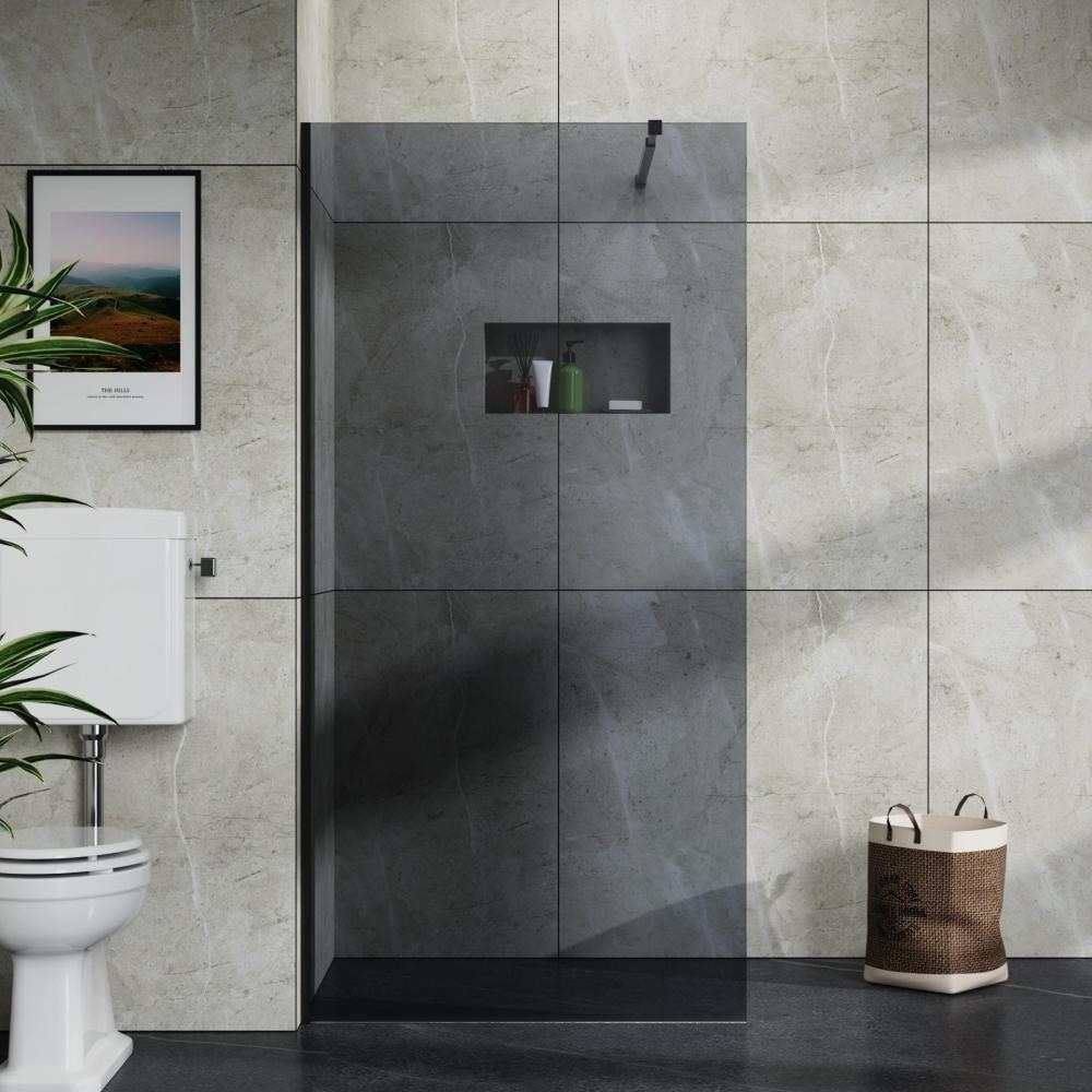 STIL GREY Staklena stijena za tuš 100 x 200 cm - Akcija u trgovini Pevex