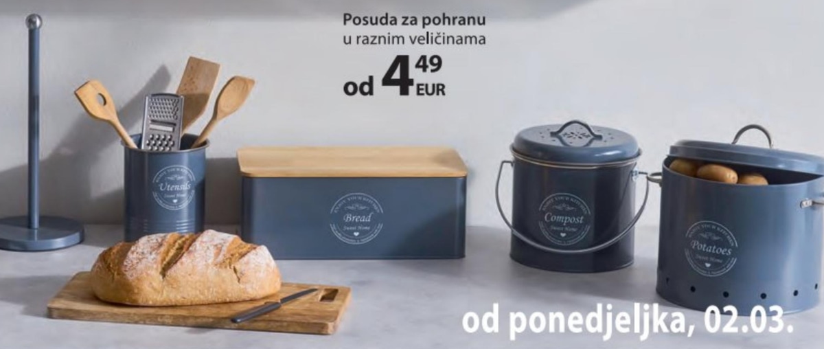 Posuda za pohranu - Akcija u trgovini NKD