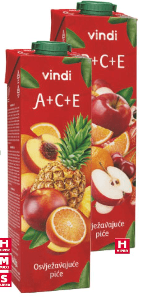 Vindi Negazirano Piće 1 l - Akcija u trgovini Studenac