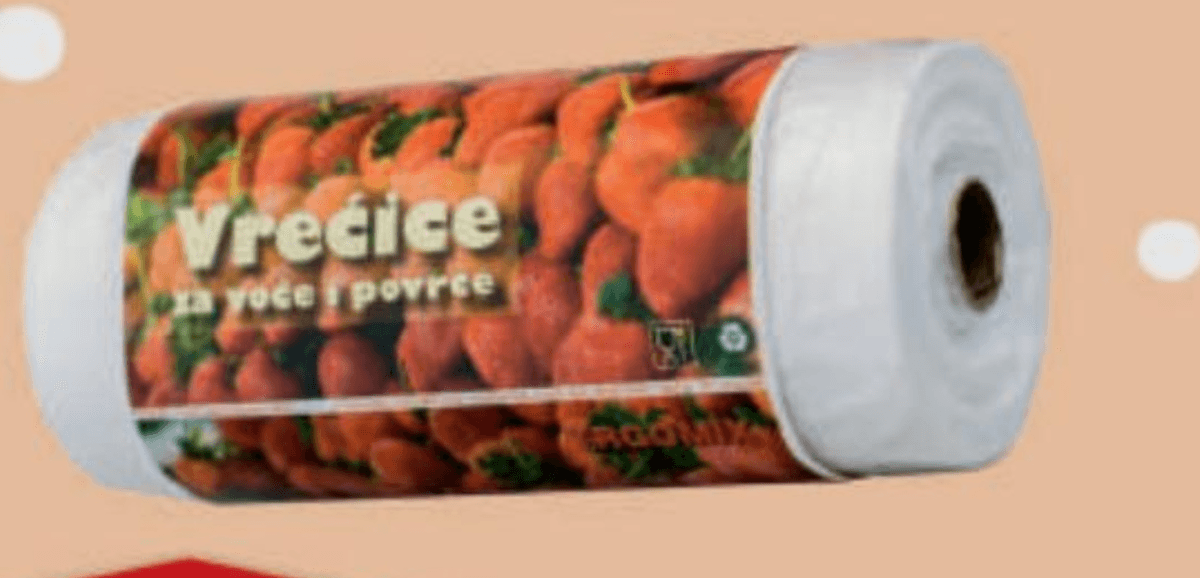 Vrećice Tetex 1 rola - Akcija u trgovini Boso