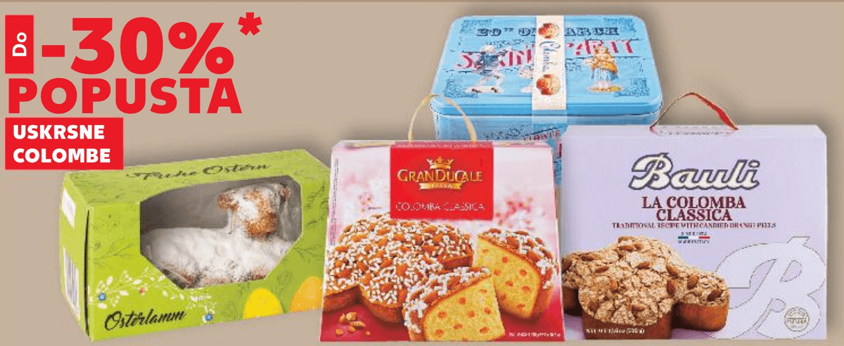 Uskrsne Colombre - Akcija u trgovini Kaufland