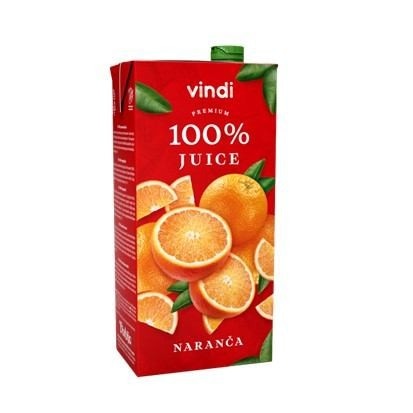 Vindi Juice Naranča 100% 2 l Akcija u trgovini Gavranović