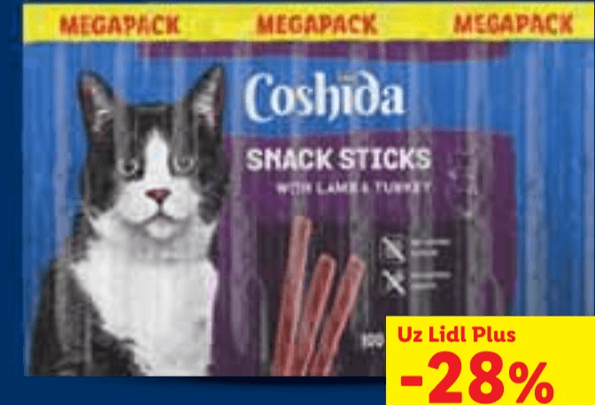 Coshida Snack za mačke XXL 100 g - Akcija u trgovini Lidl