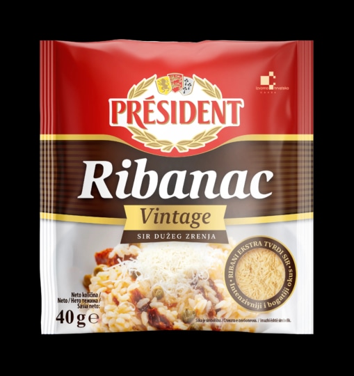 Sir Ribanac 40 g Président - Akcija u trgovini Stanić Diskont
