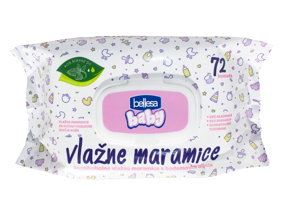 Maramice vlažne Baby Bella 72 kom - Akcija u trgovini NTL