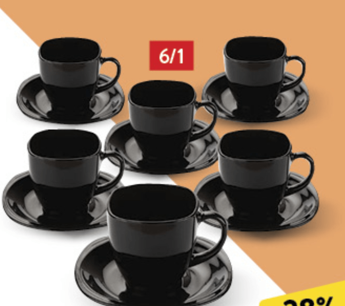 Servis za kavu 6/1, set - Akcija u trgovini Konzum