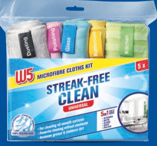 W5 Krpe za čišćenje 5 kom - Akcija u trgovini Lidl