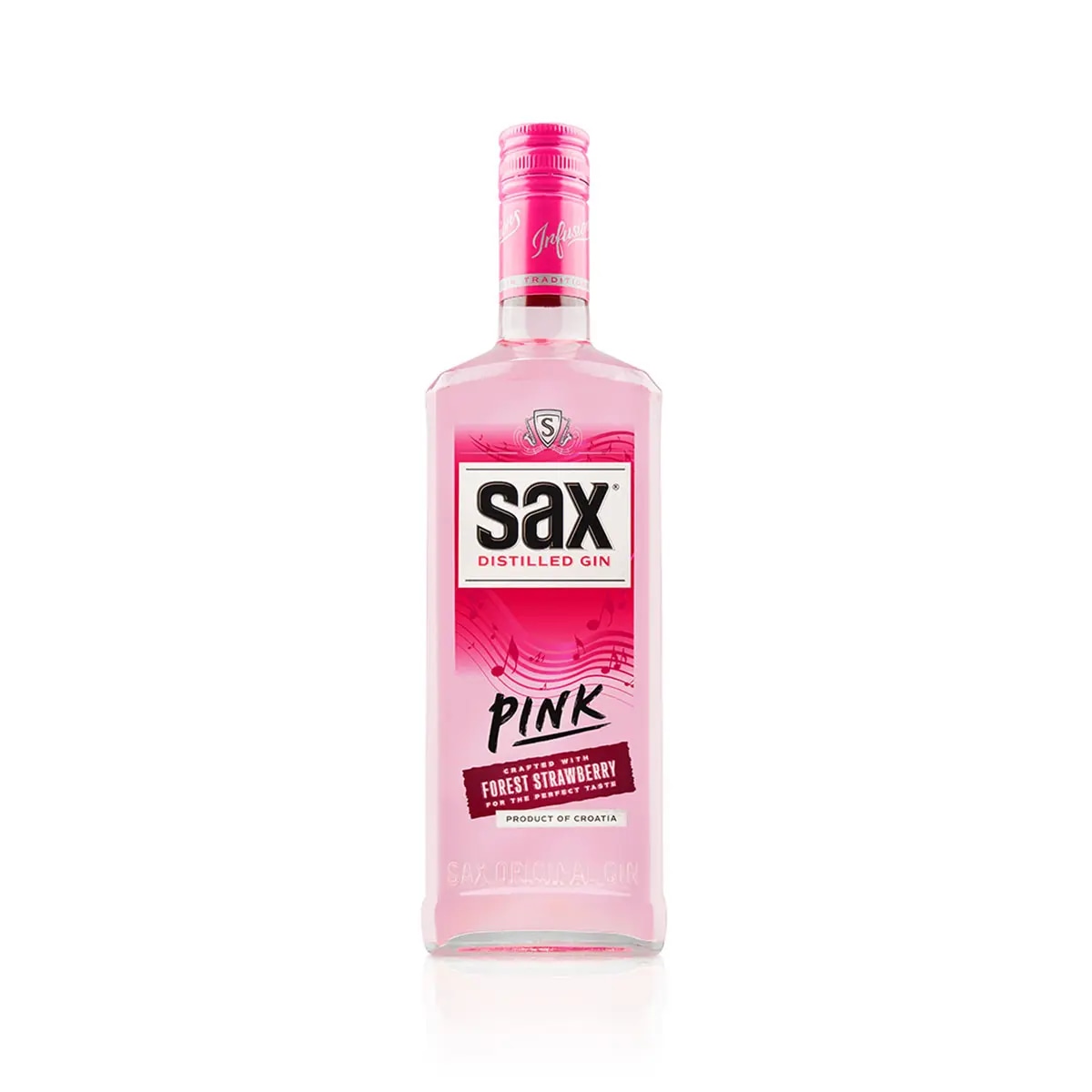 Gin Sax Pink Forest Strawberry 0,70L Badel - Akcija u trgovini Vrutak