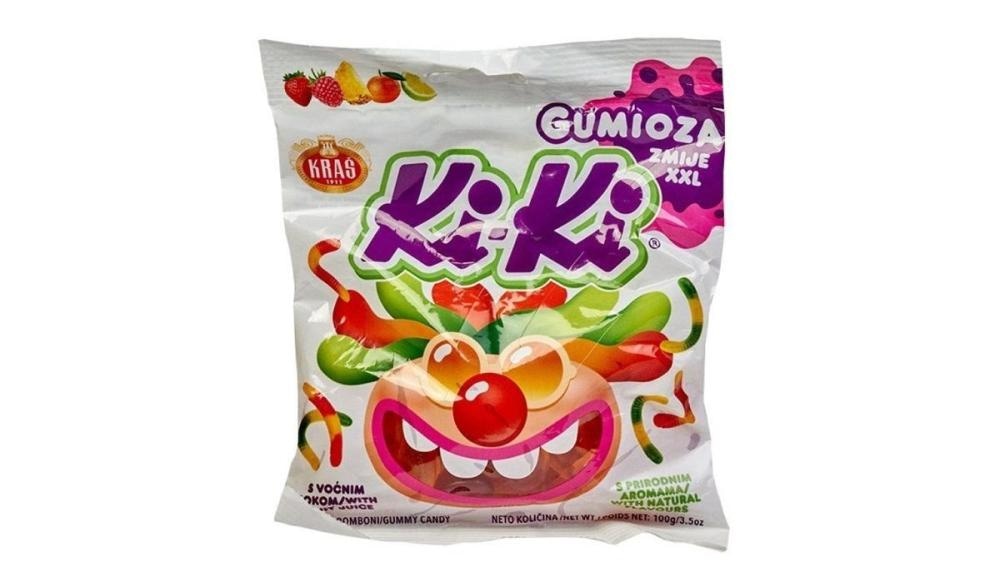 Bomboni Kraš Ki-Ki Zmije XXL 100 g - Akcija u trgovini Boso
