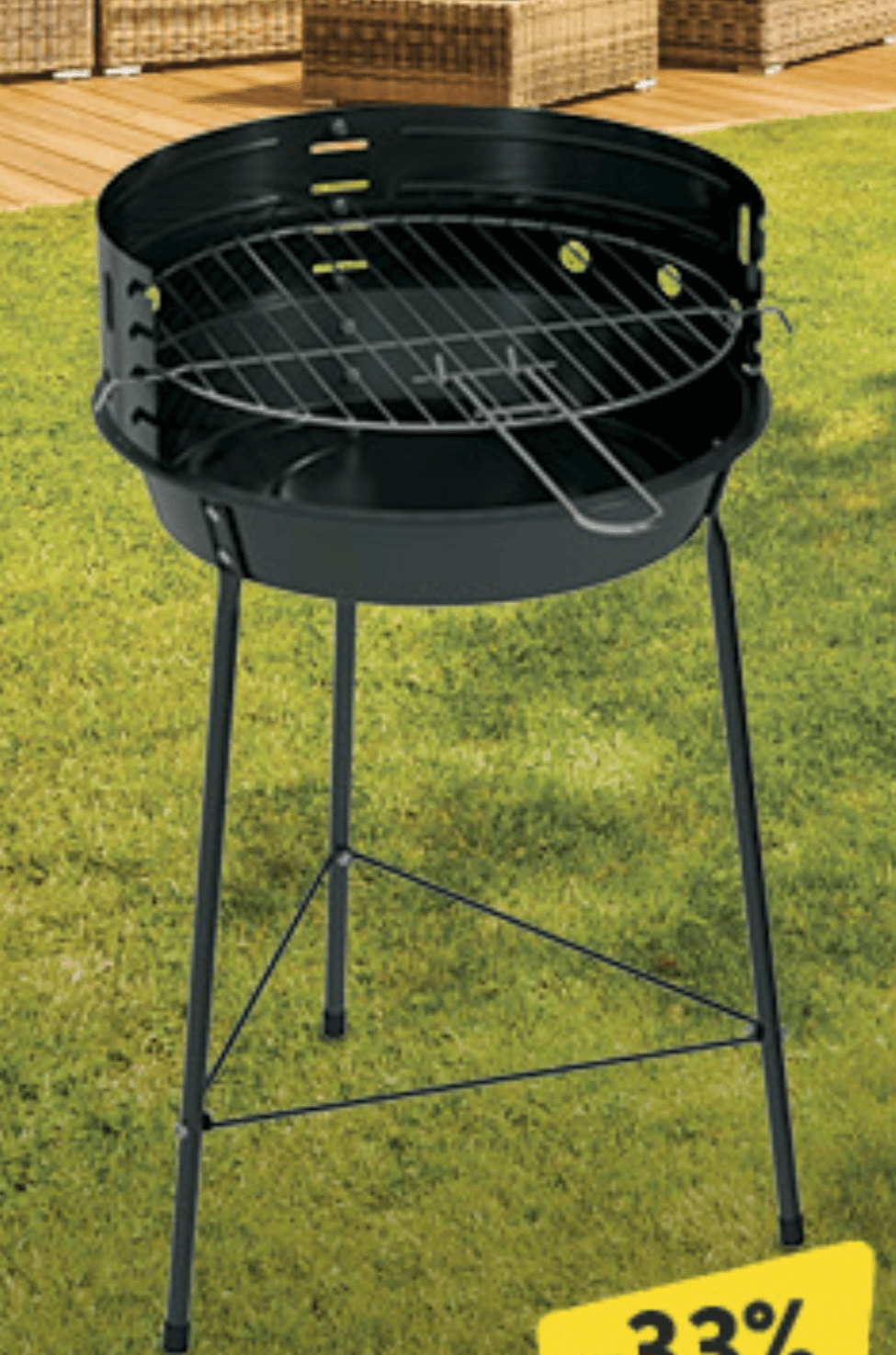 HOME Roštilj 33cm, kom - Akcija u trgovini Konzum