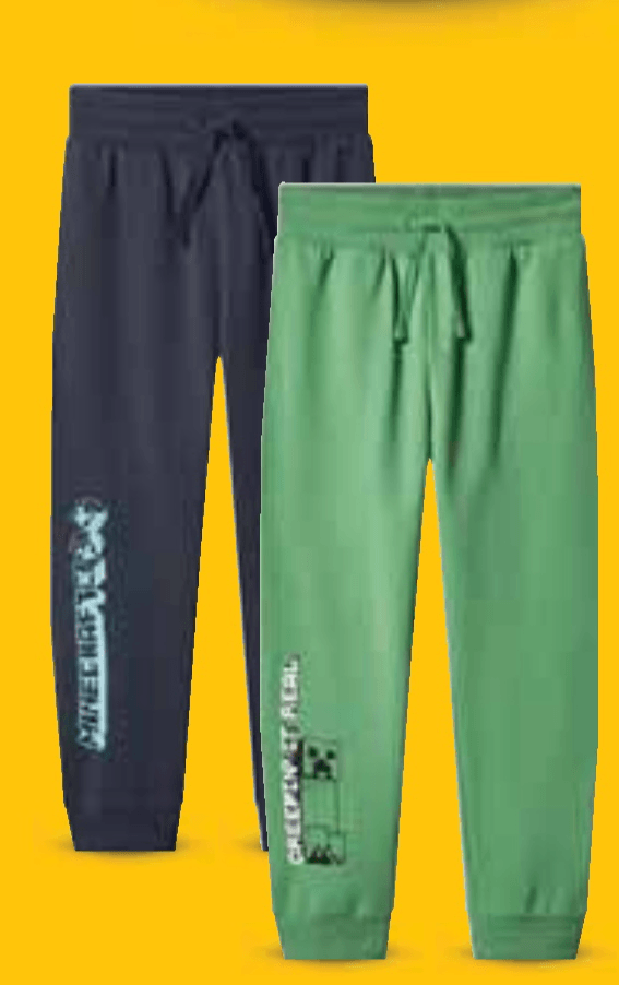 Minecraft sportske hlače za dječake - Akcija u trgovini Lidl