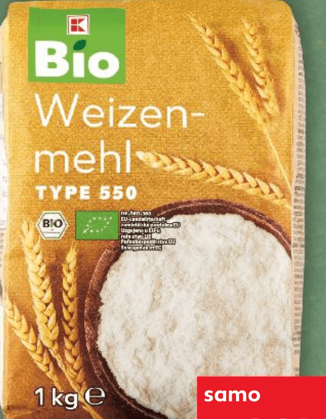 Bio Brašno pšenično 1 kg - Akcija u trgovini Kaufland