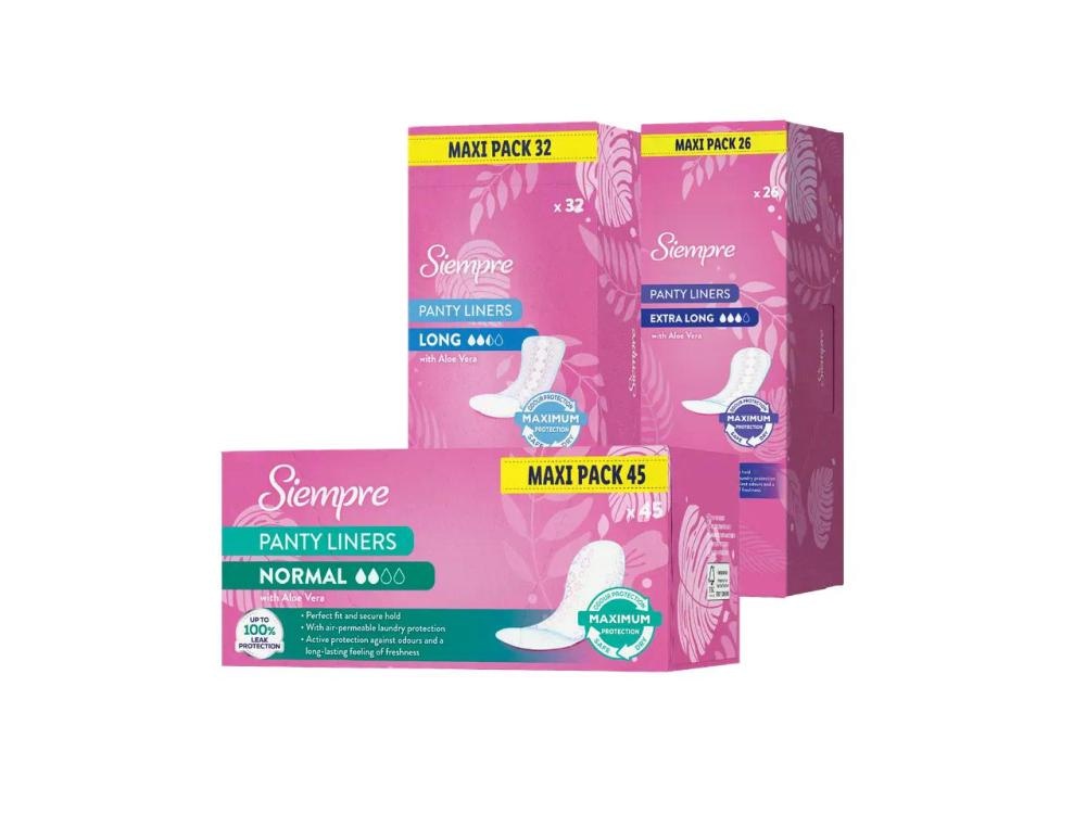 Siempre Dnevni ulošci 26 - 45 komada - Akcija u trgovini Lidl