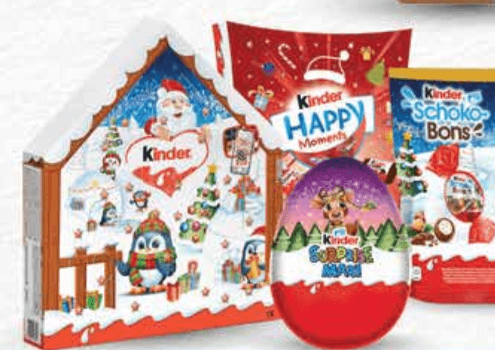 Kinder i Ferrero Odabrani čokoladni božićni proizvodi 20 - 528 g Kinder, Ferrero - Akcija u trgovini Plodine