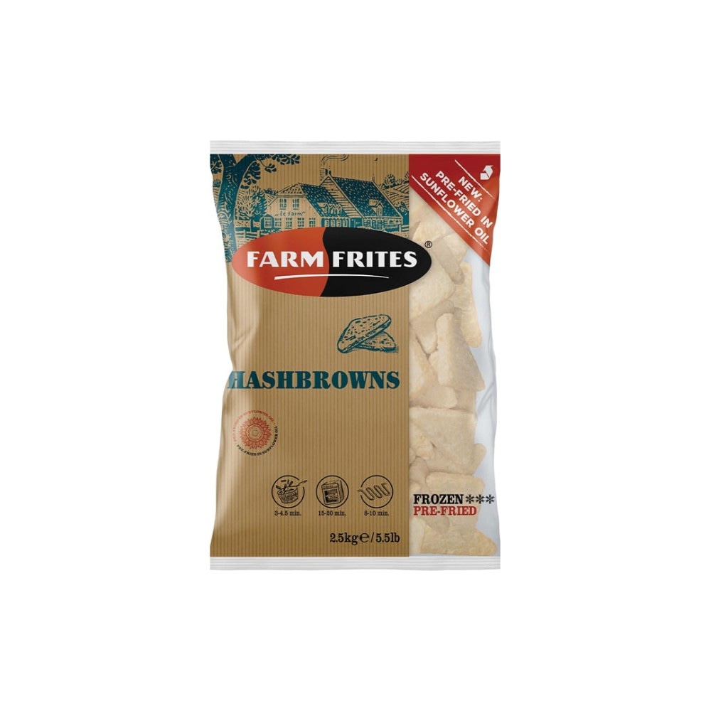 Hash brown 2,5 kg FARM FRITES Akcija u trgovini Stanić Diskont