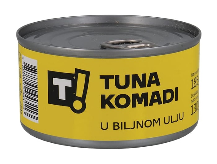 T! Tuna komadići 185 g - Akcija u trgovini Tommy