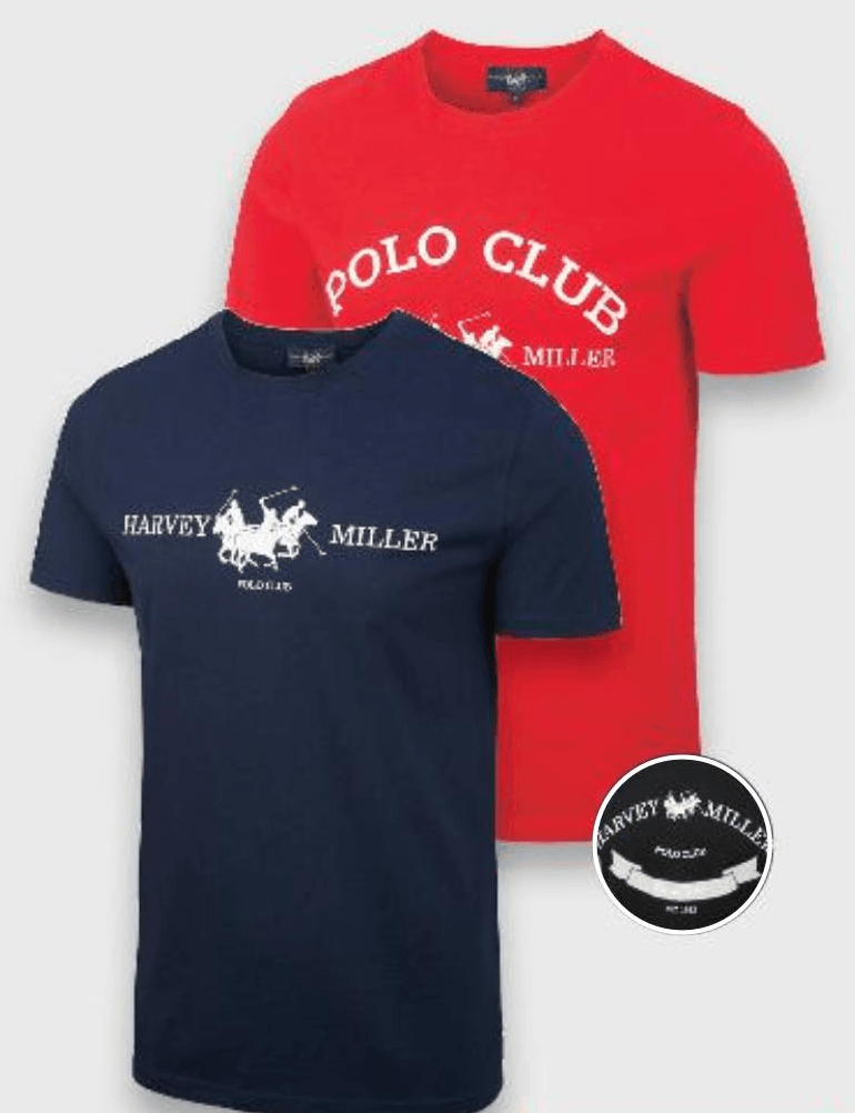 Harvey Miller Polo Club muška majica kratki rukav Akcija u trgovini Kaufland
