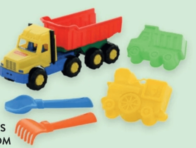 Kamion s priborom za pijesak 1 kom - Akcija u trgovini Spar