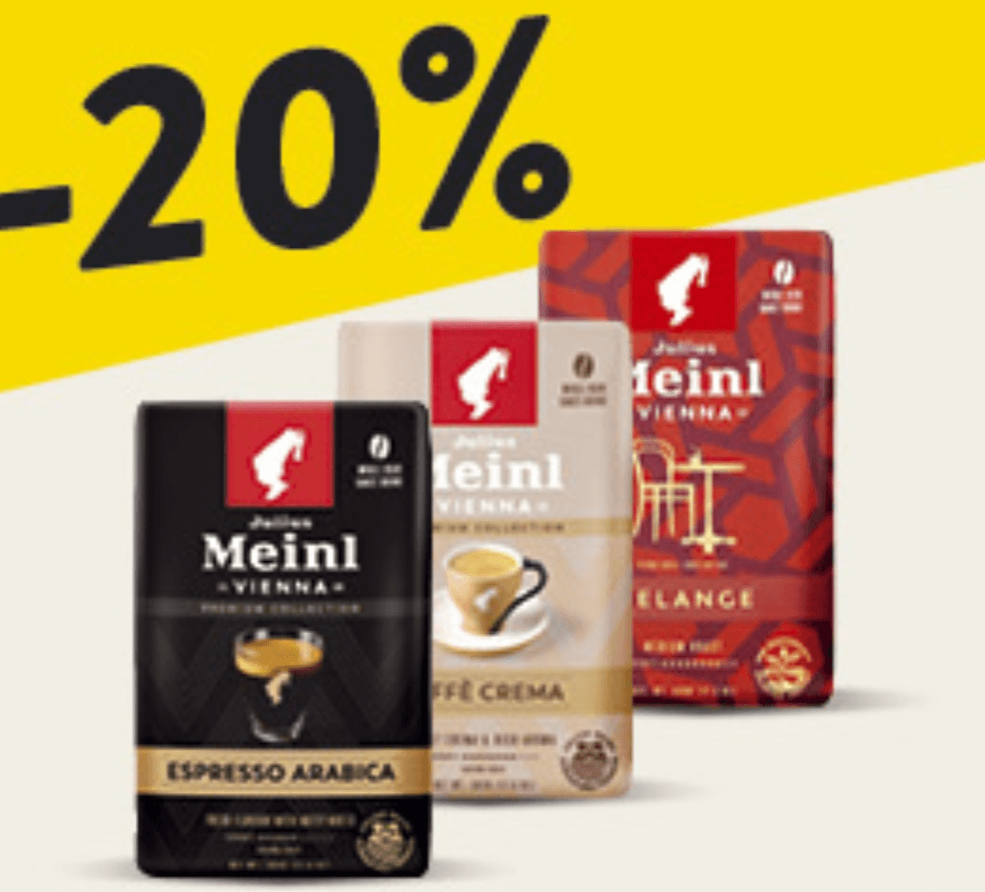 Odabrane Julius Meinl Kave u zrnu - Akcija u trgovini Konzum