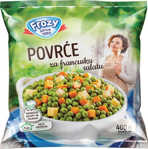 Povrće za francusku salatu Frozy 1 kg - Akcija u trgovini KTC