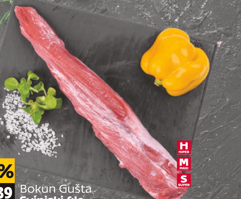 Bokun Gušta Svinjski file 1 kg - Akcija u trgovini Tommy