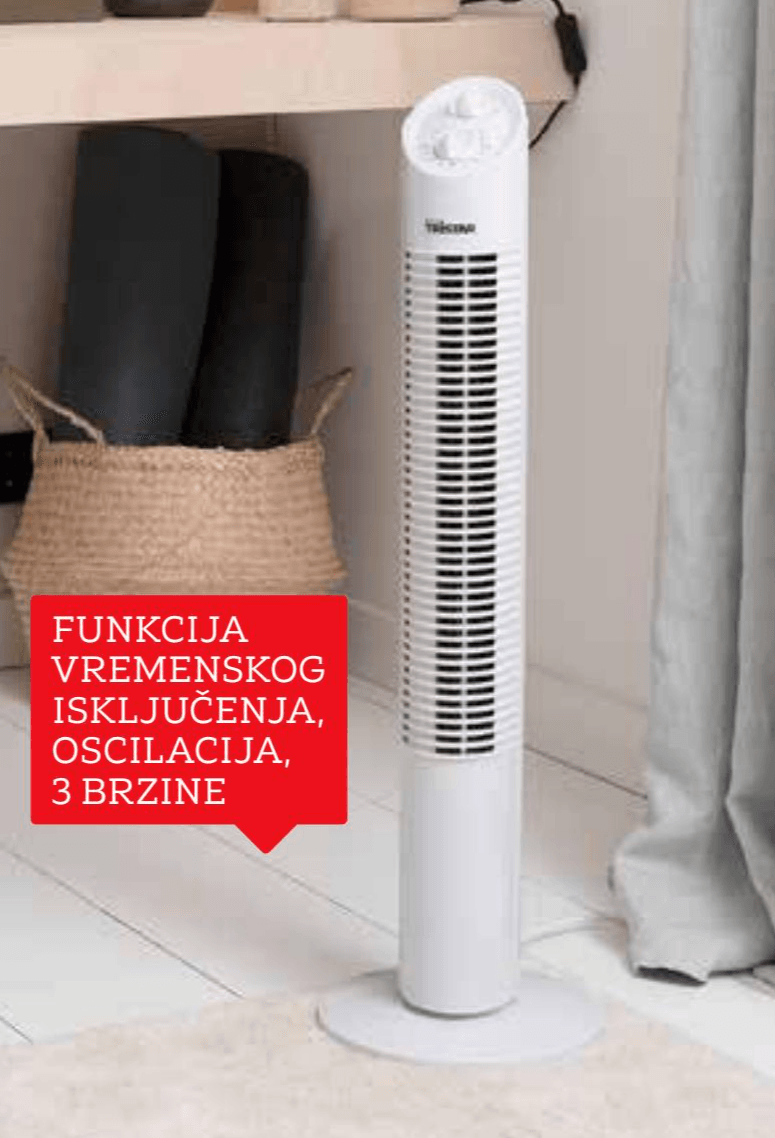 Stupni ventilator - Akcija u trgovini Lesnina