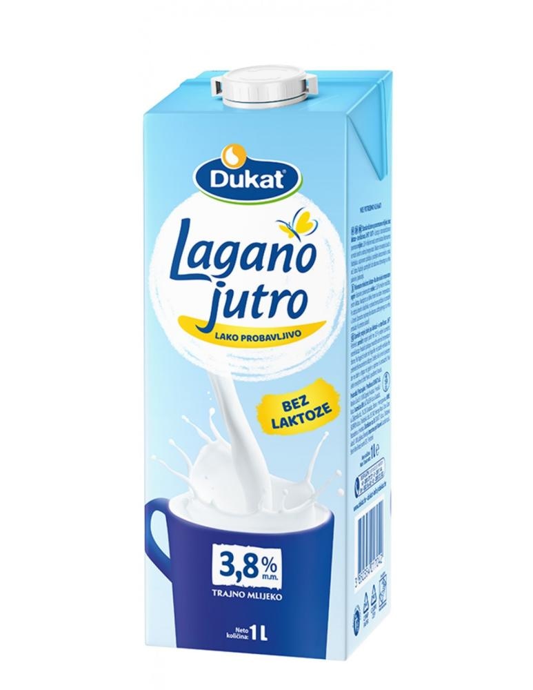 Trajno mlijeko Lagano jutro Dukat 1 l - Akcija u trgovini Bakmaz