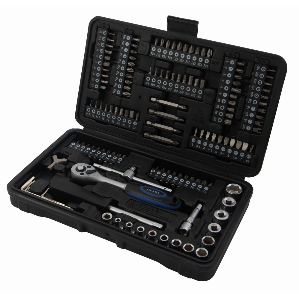 SET nasadnih ključeva i bitova LUX TOOLS 130-dijelni - Akcija u trgovini Pevex