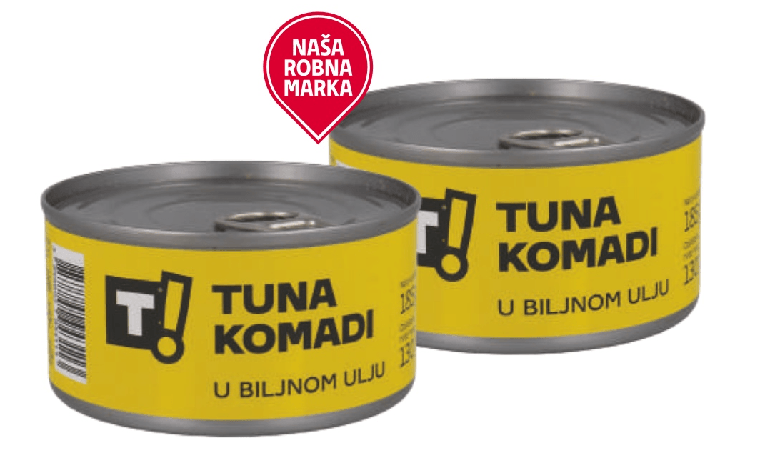 Tuna komadi 185 g T! - Akcija u trgovini Tommy