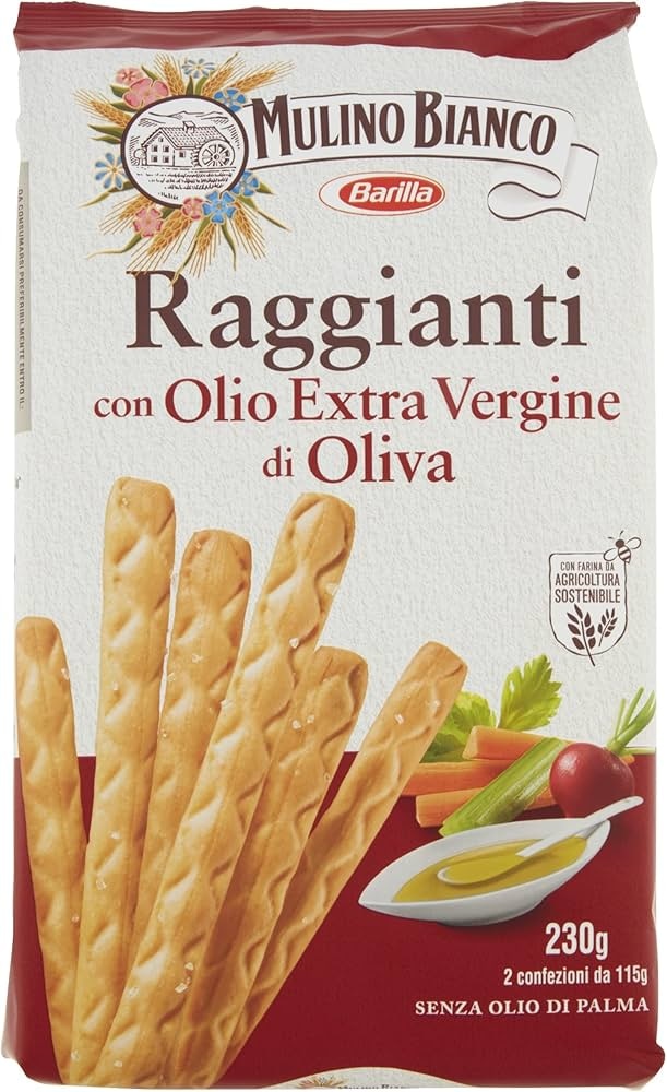 Mulino Bianco Grissini Raggianti 230g - Akcija u trgovini Žabac