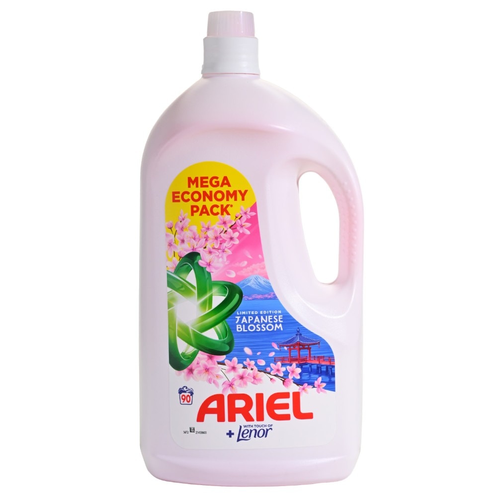 Ariel tekući deterdžent za pranje rublja Japanese Blossom ili kapsule 4.05 L ili 60 kom Akcija u trgovini KTC