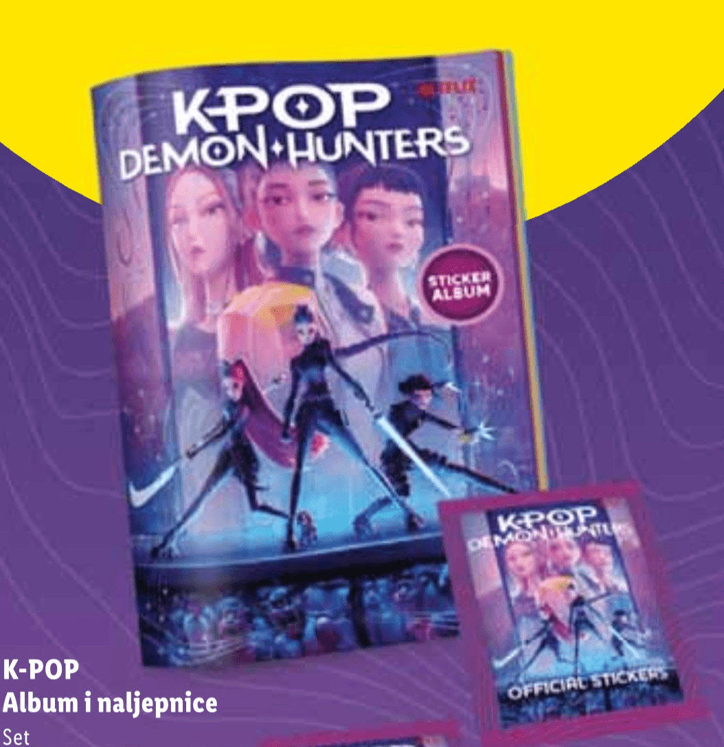 K-POP Album i naljepnice - Akcija u trgovini Lidl